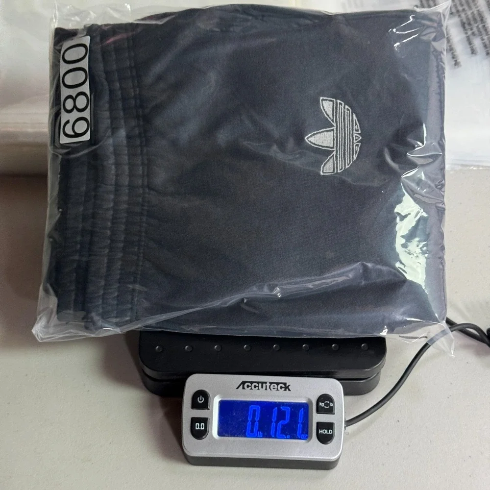 Vintage Adidas Sweatpants Adult Medium Gray Embroidered Cuff Fleece‎ Sportswear